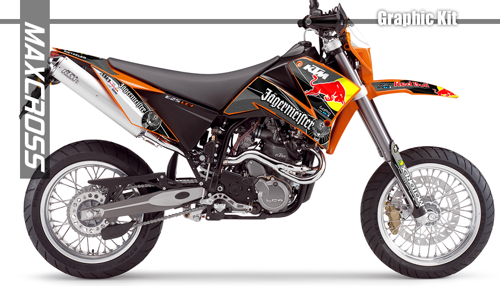 KTM 620 625 640 SMC LC4 2004-2006' REDBULL STYLE